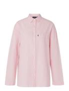 Icons Jennifer Organic Cotton Light Oxford Pajama Pyjamas Pink Lexingt...