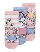 Nmfarra Peppapig 3P Sock Cplg Sokker Strømper Blue Name It