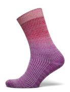 Gradiant Glitter Sock Lingerie Socks Regular Socks Purple Becksönderga...