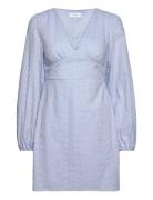 Vimalina L/S Short Dress/Ka Kort Kjole Blue Vila