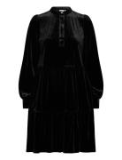 Nuveda Dress Knelang Kjole Black Nümph