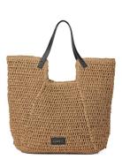 Day City Straw Shoulder Bags Totes Beige DAY ET