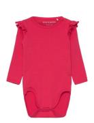 Bodystocking Bodies Long-sleeved Red Sofie Schnoor Baby And Kids