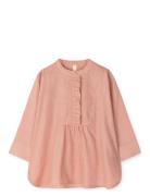Monochrome Irene Shirt Topp Pink Juna