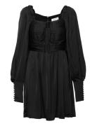 Gigi Dress Kort Kjole Black Malina