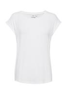 U1520, Adeliasz T-Shirt Tops T-shirts & Tops Short-sleeved White Saint...