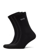 Everyday Cotton Sock 3Pk Sport Socks Regular Socks Black Helly Hansen