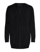 Onllesly L/S Open Cardigan Knt Tops Knitwear Cardigans Black ONLY