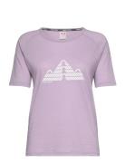 Ane Short Sleeve Sport T-shirts & Tops Short-sleeved Purple Kari Traa