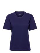 Pure Regular Fit T-Shirt Sport T-shirts & Tops Short-sleeved Navy Famm...