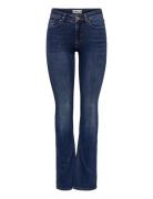 Onlblush Mid Flared Dnm Tai021 Bottoms Jeans Flares Blue ONLY
