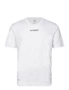 Mt Tee Sport T-shirts Short-sleeved White Adidas Terrex