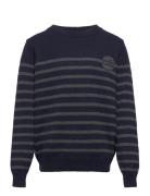 Cbsvend Ls Pullover Tops Knitwear Pullovers Blue Costbart