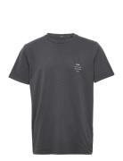 Organic Neuw Band Teee Washed St Tops T-shirts Short-sleeved Black NEU...