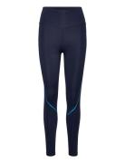 Distance Stripe Tights Sport Running-training Tights Navy Röhnisch