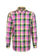 New Bd Ot Tops Shirts Casual Pink Seidensticker