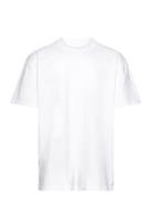 Isac Ss Crew Tops T-shirts Short-sleeved White AllSaints