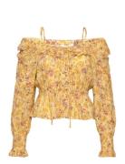 Lally Tops Blouses Long-sleeved Yellow SUNCOO Paris