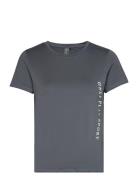 Onpsweet Reg Ss Train Tee Sport T-shirts & Tops Short-sleeved Grey Onl...