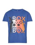 Nkmangus Xbox Ss Top Bfu Tops T-shirts Short-sleeved Blue Name It