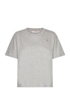 Sila T-Shirt Tops T-shirts & Tops Short-sleeved Grey A-View