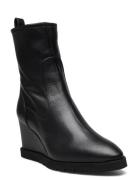 Uday_F23_Nto Shoes Boots Ankle Boots Ankle Boots With Heel Black UNISA