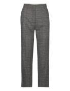 Classic Lady - Classic Wool Check Bottoms Trousers Suitpants Grey Day ...