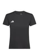 Adizero E Tee Sport T-shirts & Tops Short-sleeved Black Adidas Perform...