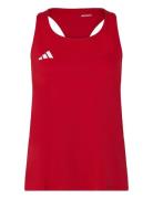 Adizero E Tank Sport T-shirts & Tops Sleeveless Red Adidas Performance