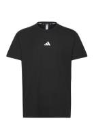 D4T Workout T-Shirt Sport T-shirts Short-sleeved Black Adidas Performa...