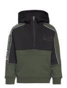 Jerseywear Sport Sweat-shirts & Hoodies Hoodies Khaki Green EA7