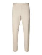 Slhslim-Delon Jersey Trs Flex Noos Bottoms Trousers Formal Cream Selec...