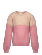 Pullover Knit Tops Knitwear Pullovers Pink Creamie