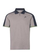 Play Tech Polo Shirt Men Tops Polos Short-sleeved Grey Head