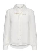 Lovely Tops Blouses Long-sleeved White SUNCOO Paris