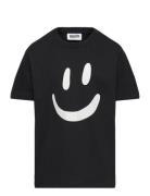 Roxo Tops T-shirts Short-sleeved Black Molo