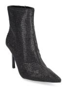 Iyanna-R Bootie Shoes Boots Ankle Boots Ankle Boots With Heel Black St...