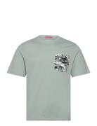 Joraruba Convo Pocket Tee Ss Crew Nec Ln Tops T-shirts Short-sleeved G...