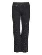 Evie Studded Jean Bottoms Jeans Straight-regular Black AllSaints