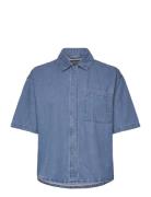 Nmeline S/S Loose Shirt Vi492Mb Tops Shirts Short-sleeved Blue NOISY M...