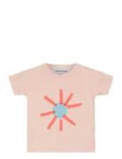 Baby Sun T-Shirt Tops T-shirts Short-sleeved Pink Bobo Choses