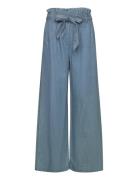 Vicky Pants Bottoms Trousers Wide Leg Blue Lollys Laundry