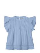 Nkffaride Ss Top Noos Tops T-shirts Short-sleeved Blue Name It