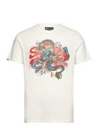Tokyo Vl Graphic T Shirt Tops T-shirts Short-sleeved White Superdry