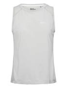 Prelight Chill Tank W Tops T-shirts & Tops Sleeveless Grey Jack Wolfsk...