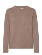 Erin Sweater Tops Knitwear Jumpers Brown Marville Road