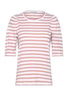 Jikolaz Tops T-shirts & Tops Short-sleeved Pink Munthe