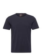 Kyran T-Shirt S-S Designers T-shirts Short-sleeved Blue Oscar Jacobson