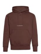 Institutional Hoodie Tops Sweat-shirts & Hoodies Hoodies Brown Calvin ...