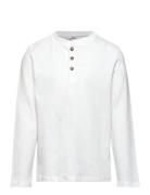 Butt D Long Sleeve T-Shirt Tops T-shirts Long-sleeved T-shirts White M...